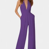 Lila | Mono de Pierna Ancha con Elegancia Ligera